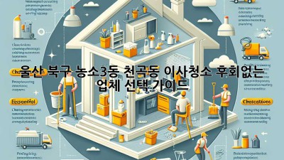 울산 북구 농소3동 천곡동 이사청소: 후회없는 업체 선택 가이드